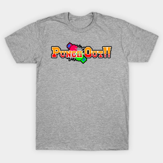 Punch Out Logo T-Shirt by RoswellWitness